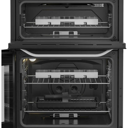 Hotpoint 60cm Gas Double Oven Cooker - HDG6GDCW
