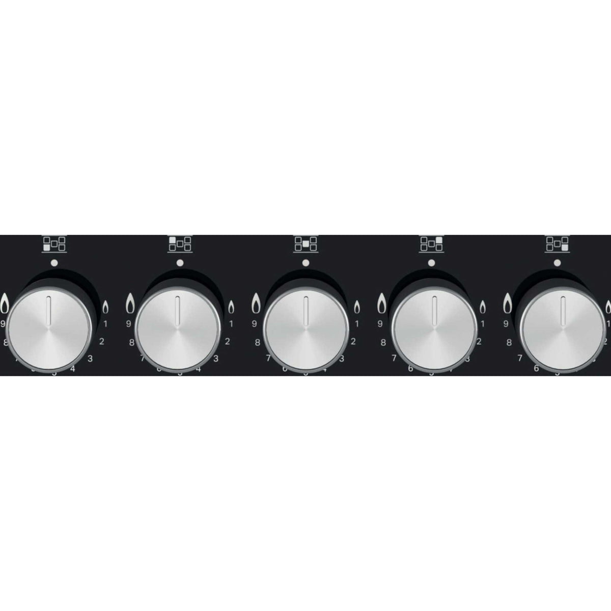 Hotpoint HGS 72S BK 75cm 5 Burner Gas Hob - Black
