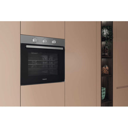 Hotpoint HO 235H X UK Class 2 60cm Built-In Single Multifunction Oven