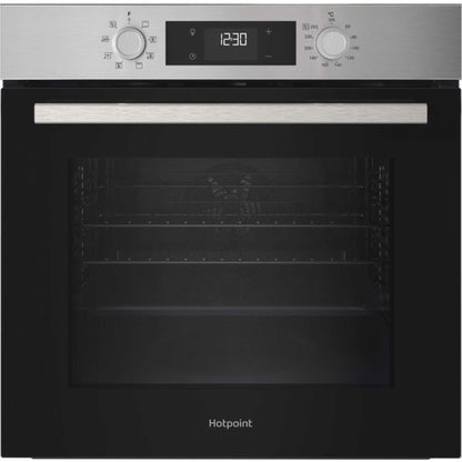 Hotpoint HO 255H X UK Class 2 Multiflow Single Electric Fan Oven - Stainless Steel