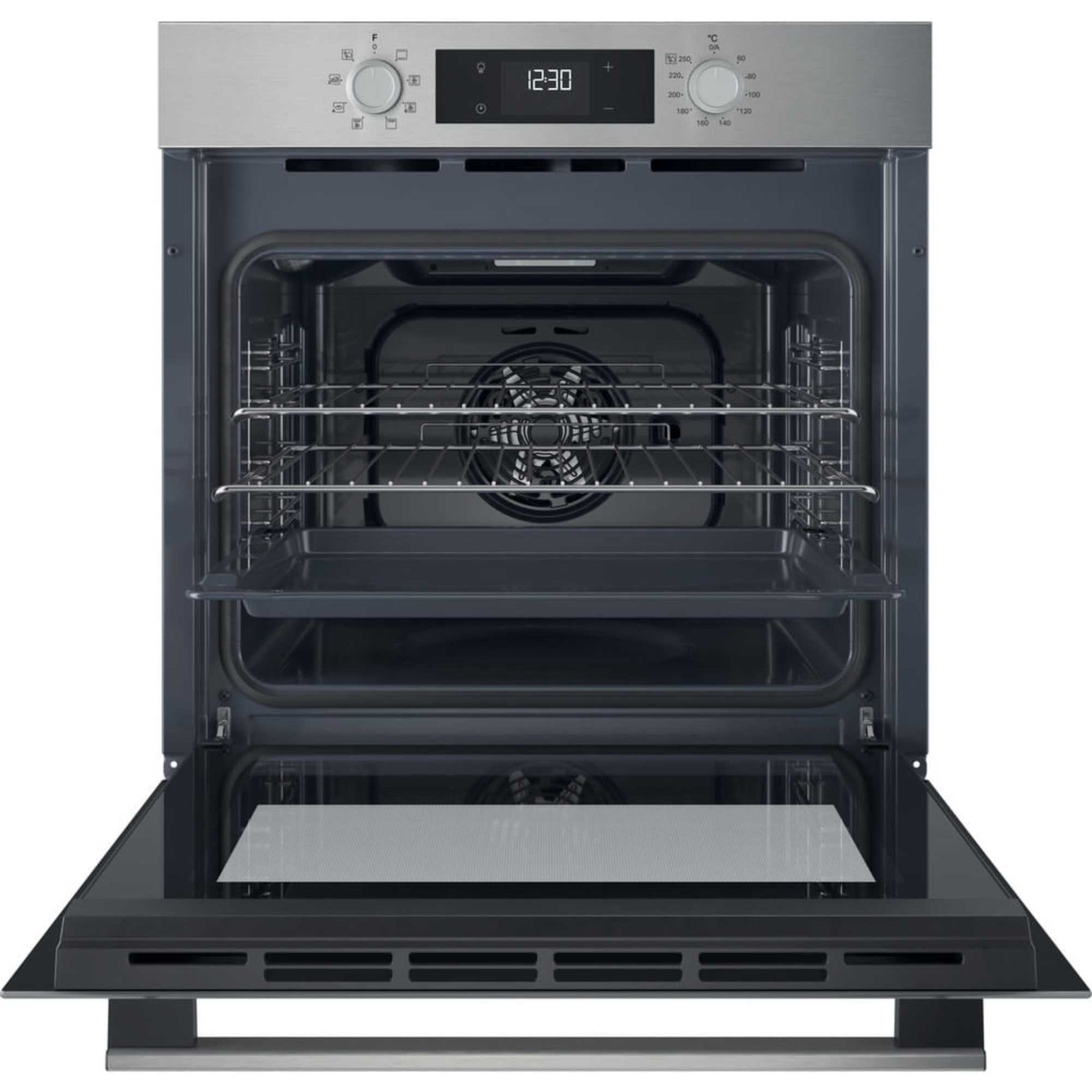 Hotpoint HO 255H X UK Class 2 Multiflow Single Electric Fan Oven - Stainless Steel