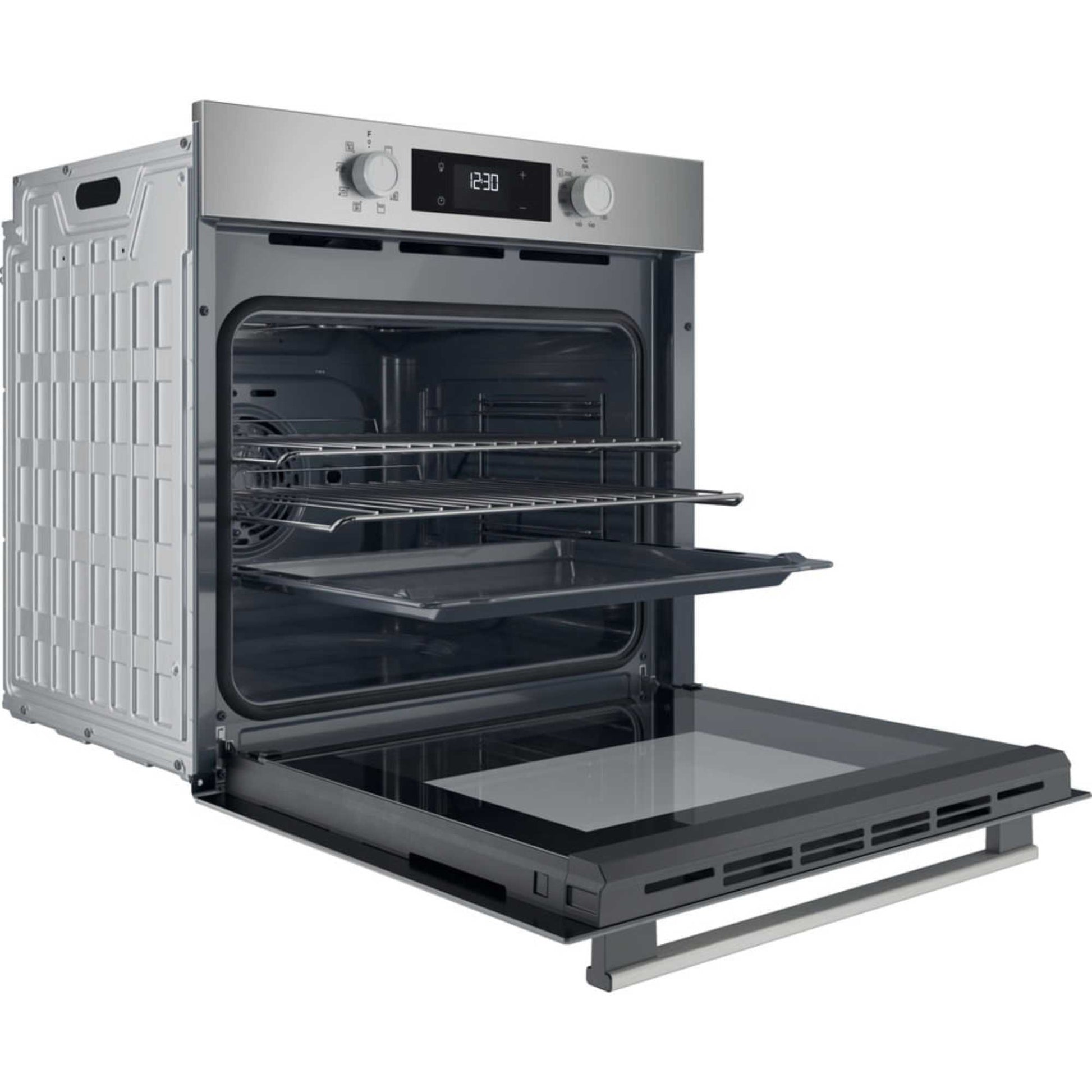 Hotpoint HO 255H X UK Class 2 Multiflow Single Electric Fan Oven - Stainless Steel