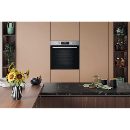 Hotpoint HO 255H X UK Class 2 Multiflow Single Electric Fan Oven - Stainless Steel