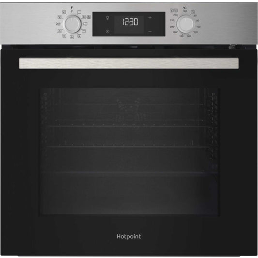Hotpoint HO 278P X UK Class 2 60cm Built-In Single Multifunction Pyrolytic Oven