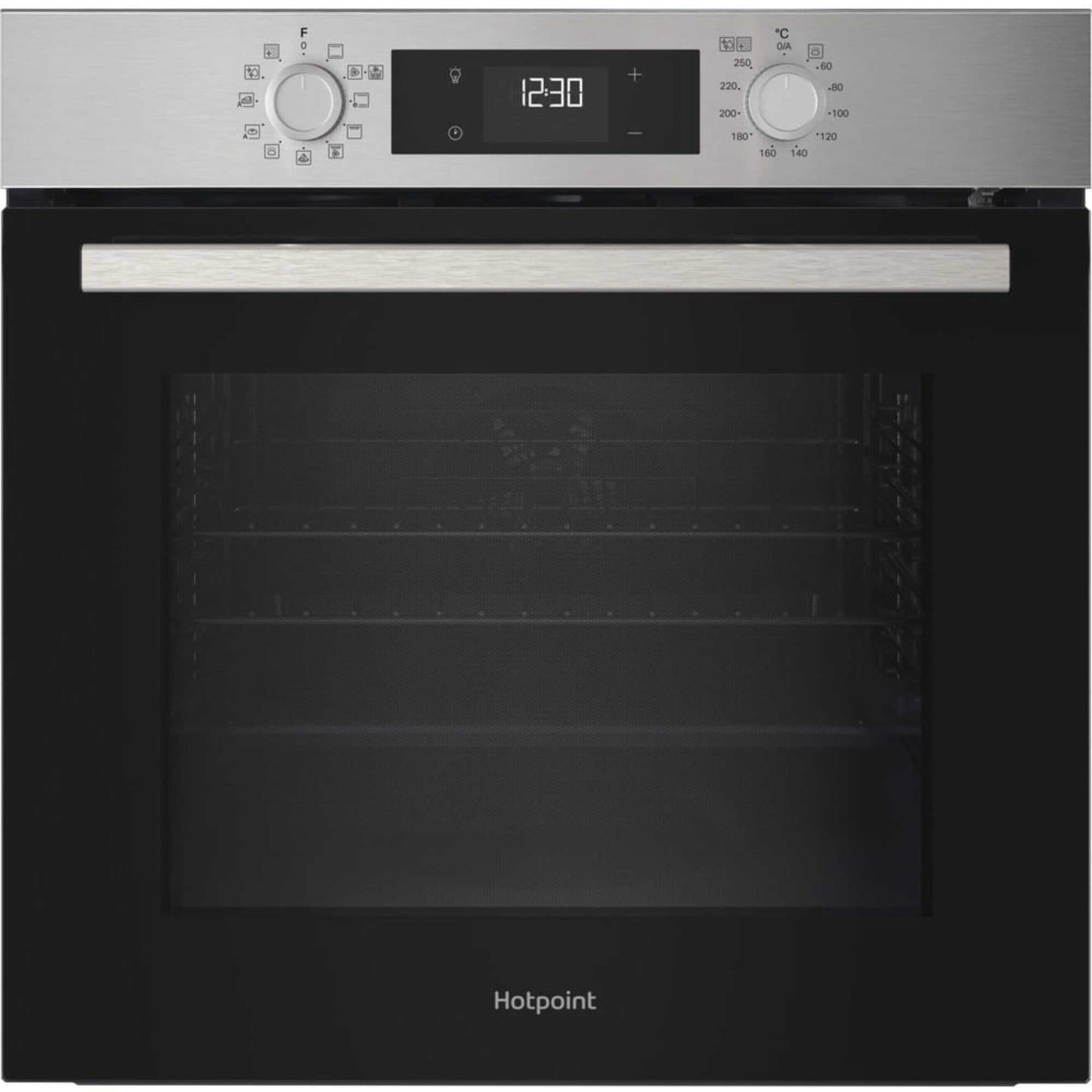 Hotpoint HO 278P X UK Class 2 60cm Built-In Single Multifunction Pyrolytic Oven