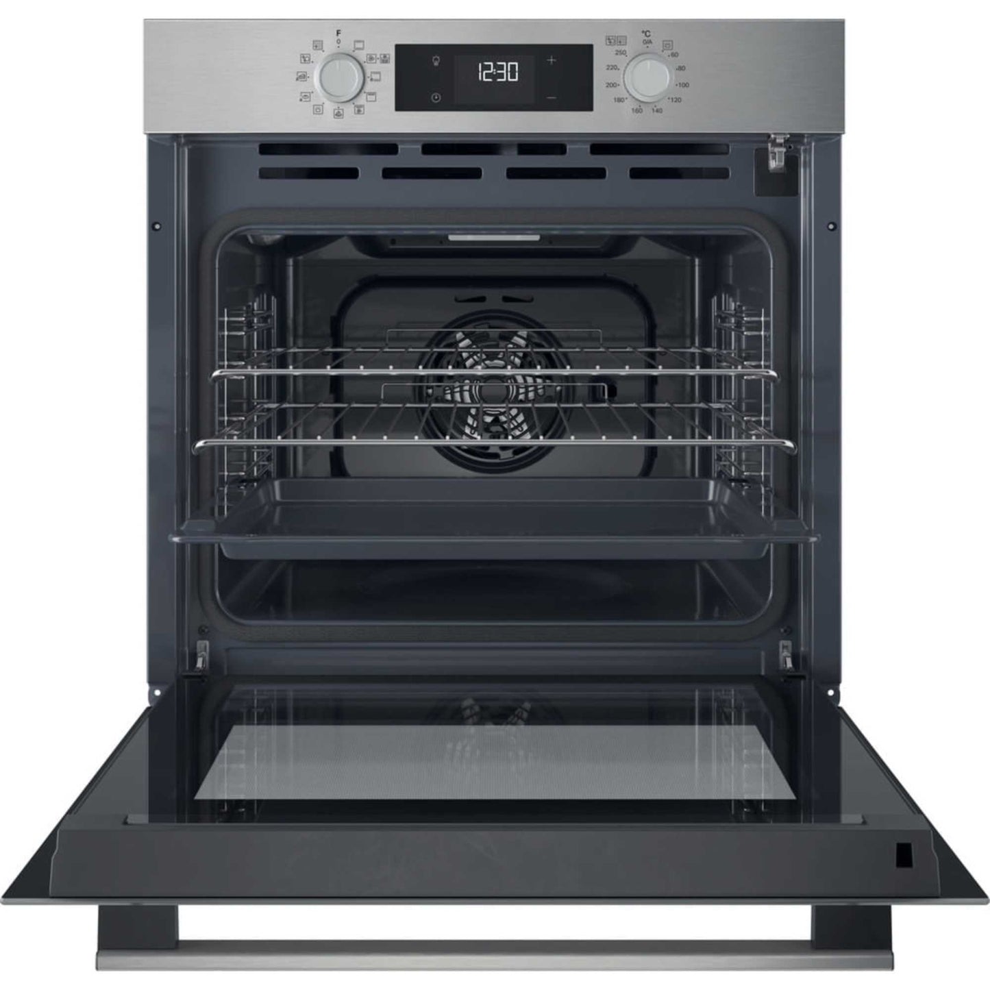 Hotpoint HO 278P X UK Class 2 60cm Built-In Single Multifunction Pyrolytic Oven