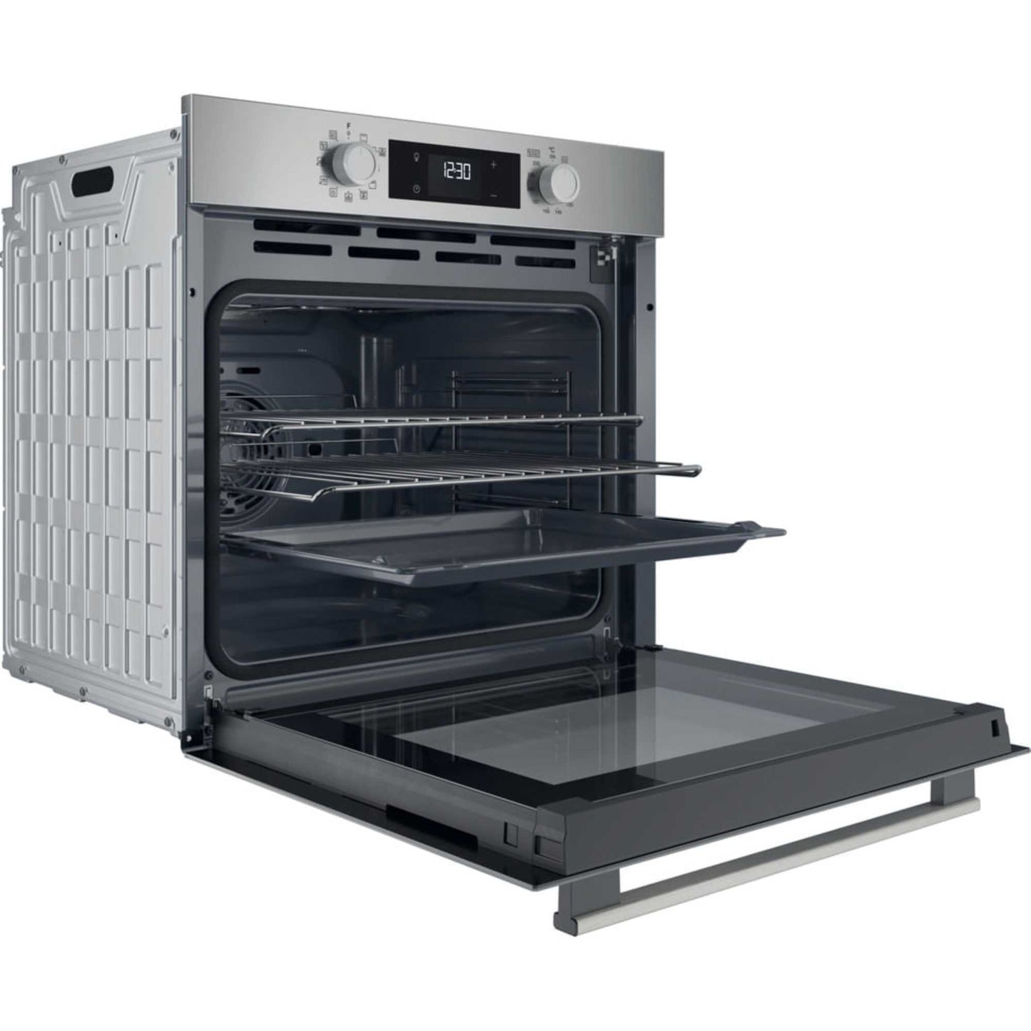 Hotpoint HO 278P X UK Class 2 60cm Built-In Single Multifunction Pyrolytic Oven