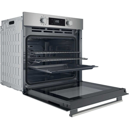 Hotpoint HO 278P X UK Class 2 60cm Built-In Single Multifunction Pyrolytic Oven