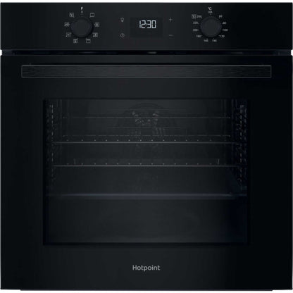 Hotpoint HO 455H B UK Class 2 Multiflow Single Electric Fan Oven - Black