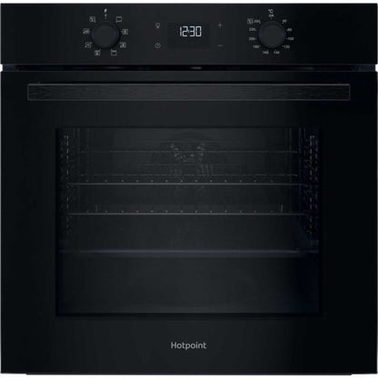 Hotpoint HO 455H B UK Class 2 Multiflow Single Electric Fan Oven - Black
