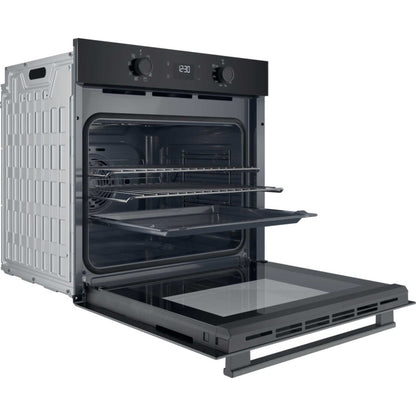 Hotpoint HO 455H B UK Class 2 Multiflow Single Electric Fan Oven - Black