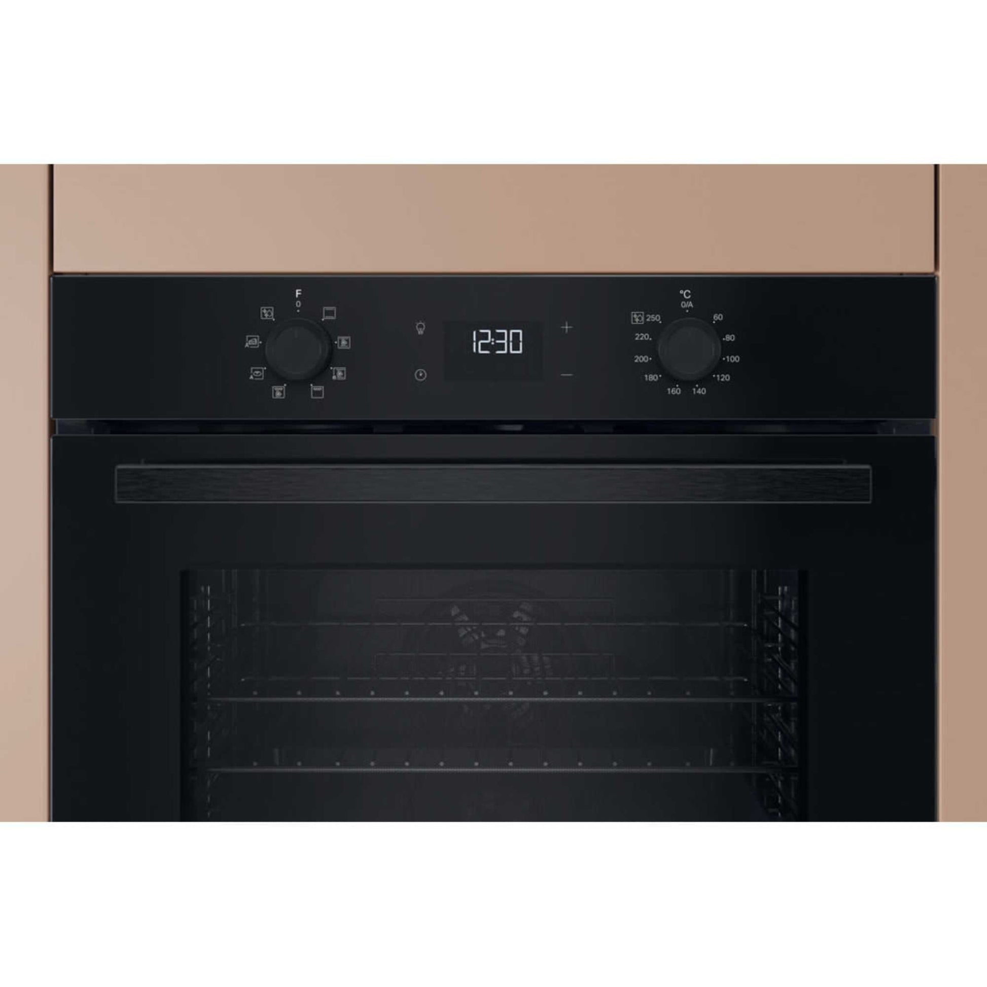 Hotpoint HO 455H B UK Class 2 Multiflow Single Electric Fan Oven - Black