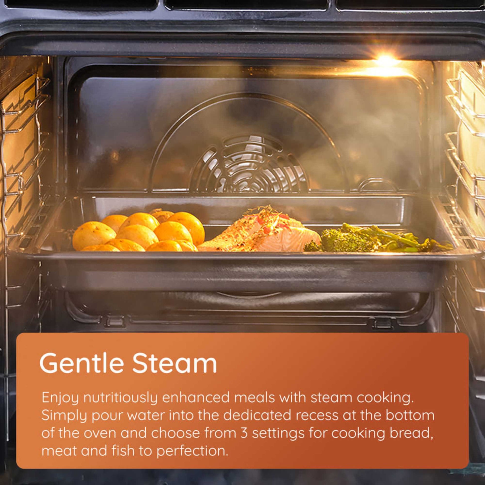 Hotpoint HOIM4S8CM0XUK Class 4 ActiveMultiflow 73l Single Oven with Air Fry