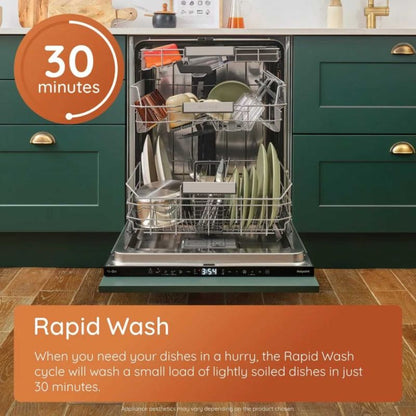 Hotpoint Fully Integrated Full-Sized Dishwasher - HP2IFC14BN6UK