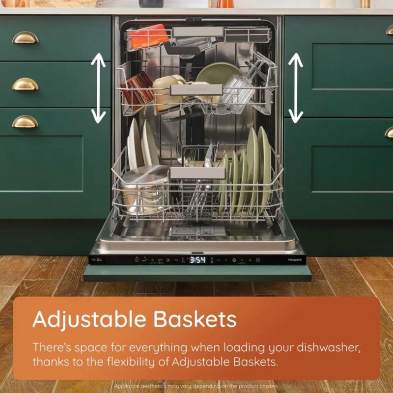 Hotpoint Fully Integrated Full-Sized Dishwasher - HP2IFC14BN6UK