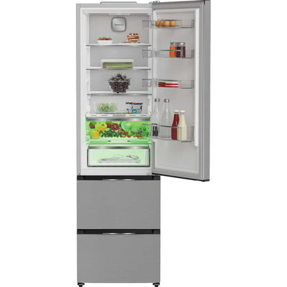Hotpoint Fridge Freezer 70/30 Dual No Frost - Brushed Steel - HPKF 5351 XP4UK