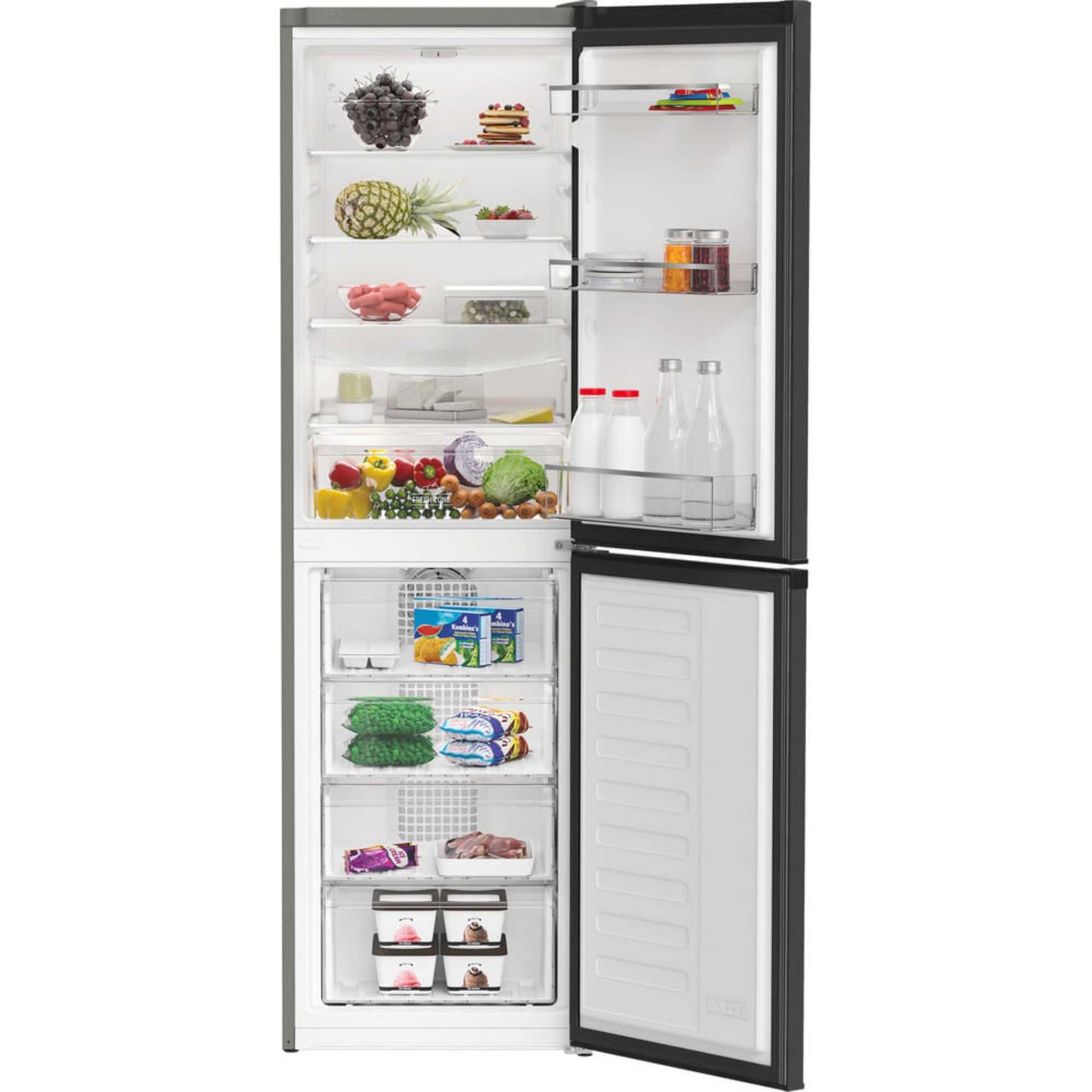 Hotpoint Fridge Freezer 50/50 No Frost - Dark Grey - HPKH 1261 XBR4UK