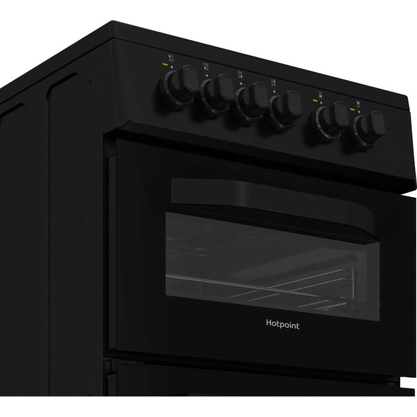 Hotpoint 50cm Electric Single Oven Cooker - HTE5VCB