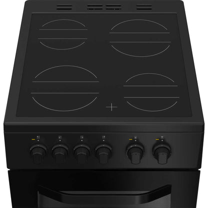 Hotpoint 50cm Electric Single Oven Cooker - HTE5VCB
