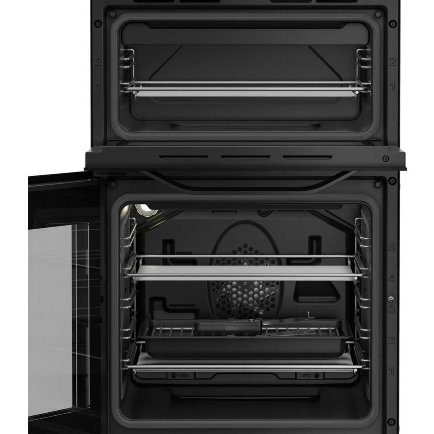 Hotpoint 50cm Electric Single Oven Cooker - HTE5VCB