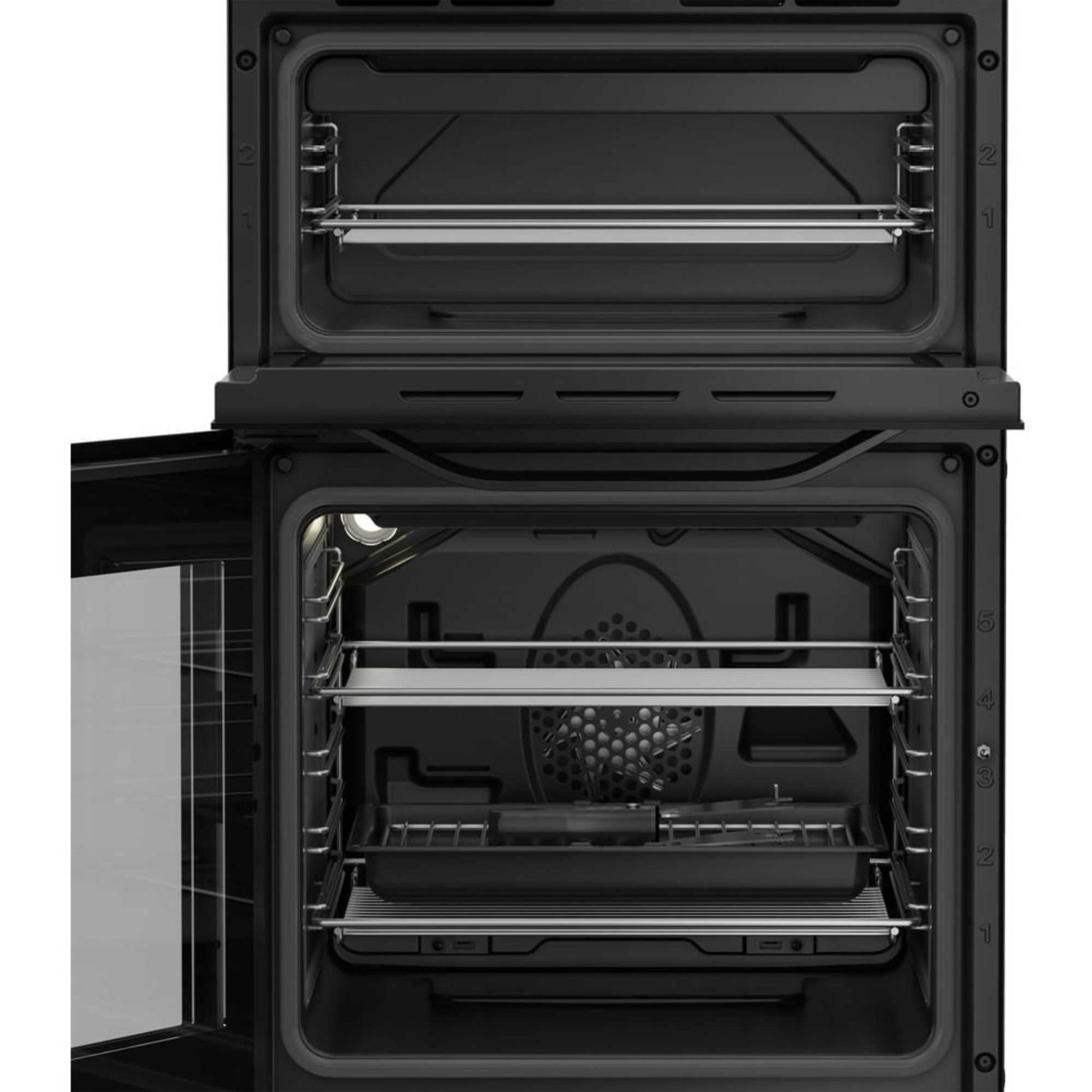 Hotpoint 50cm Electric Single Oven Cooker - HTE5VCB