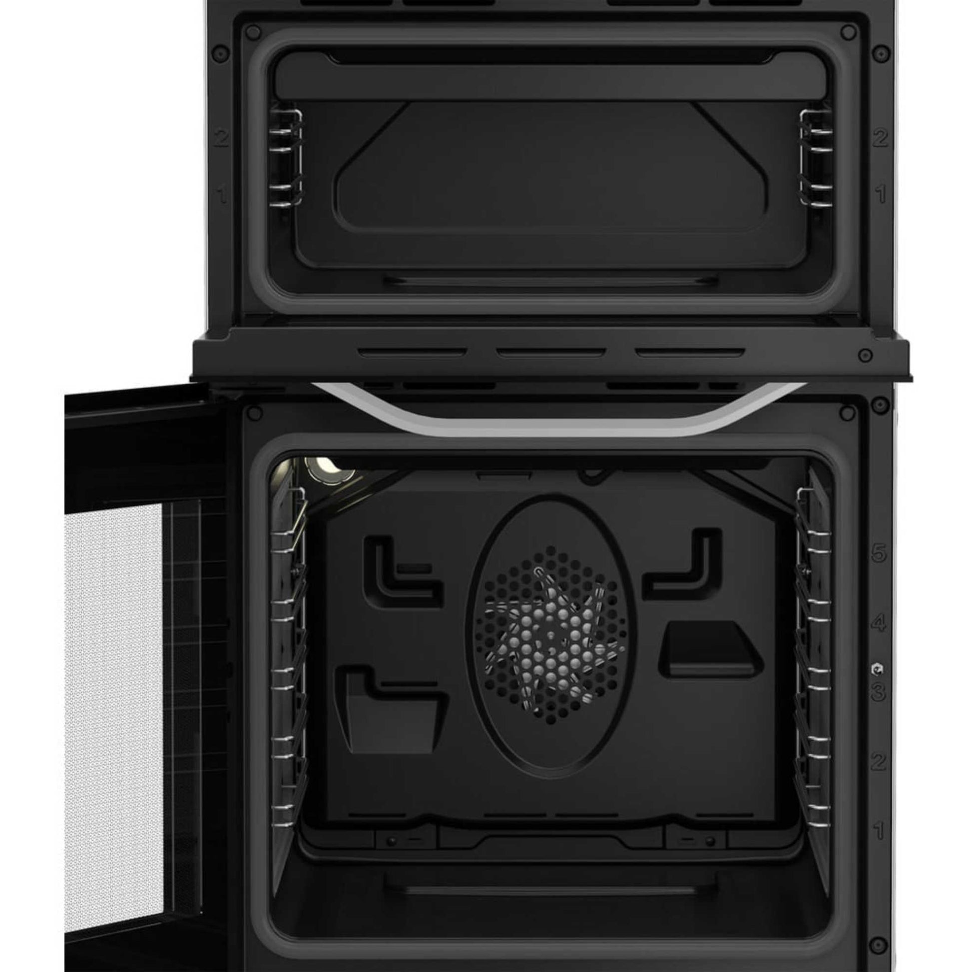 Hotpoint 50cm Electric Single Oven Cooker - HTE5VCW