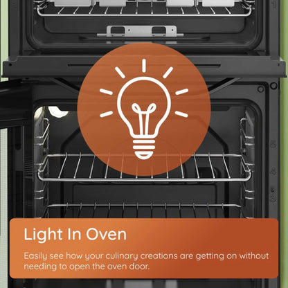 Hotpoint 50cm Gas Single Oven Cooker - HTG5GCW