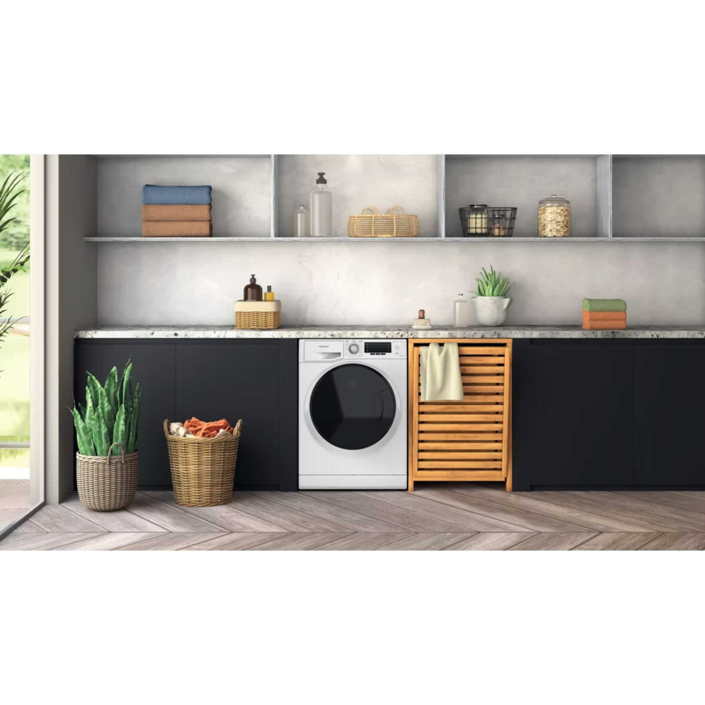 Hotpoint 10kg Wash 7kg Dry 1400rpm Washer Dryer - NDD 10748 DA UK