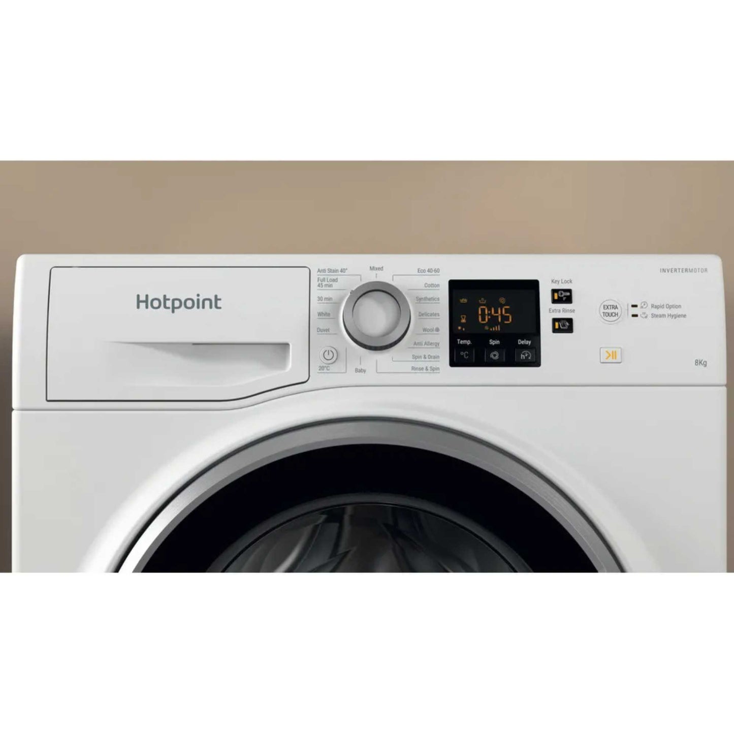 Hotpoint 8kg 1400rpm Washing Machine - NSWE846WSUK