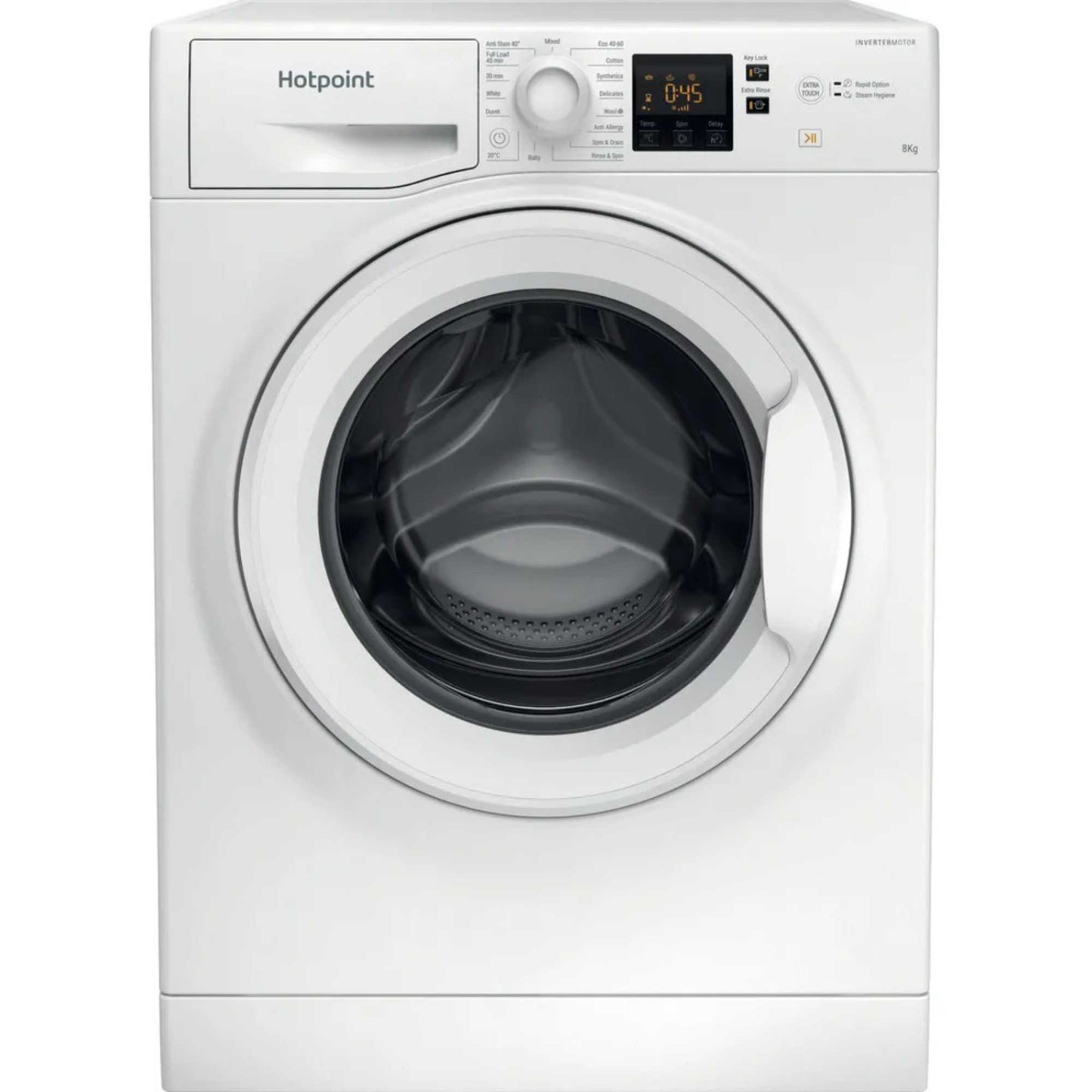 Hotpoint Anti-Stain 8kg Load 1400rpm Washing Machine - NSWF 846 W UK