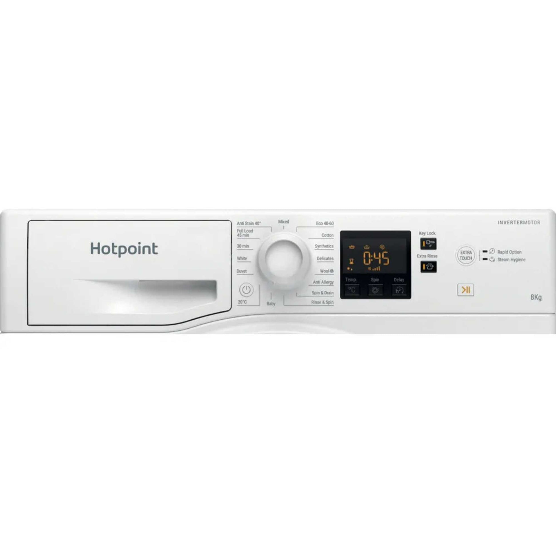 Hotpoint Anti-Stain 8kg Load 1400rpm Washing Machine - NSWF 846 W UK