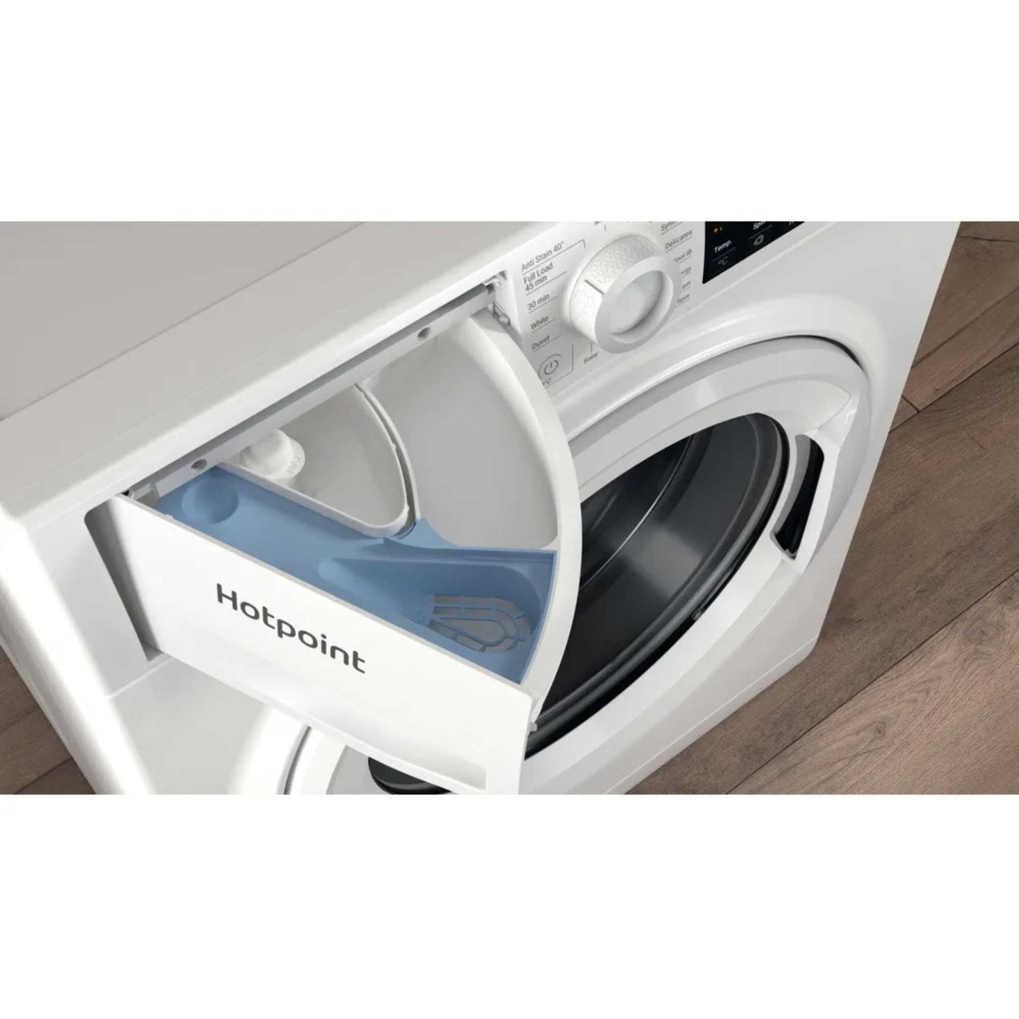 Hotpoint Anti-Stain 8kg Load 1400rpm Washing Machine - NSWF 846 W UK