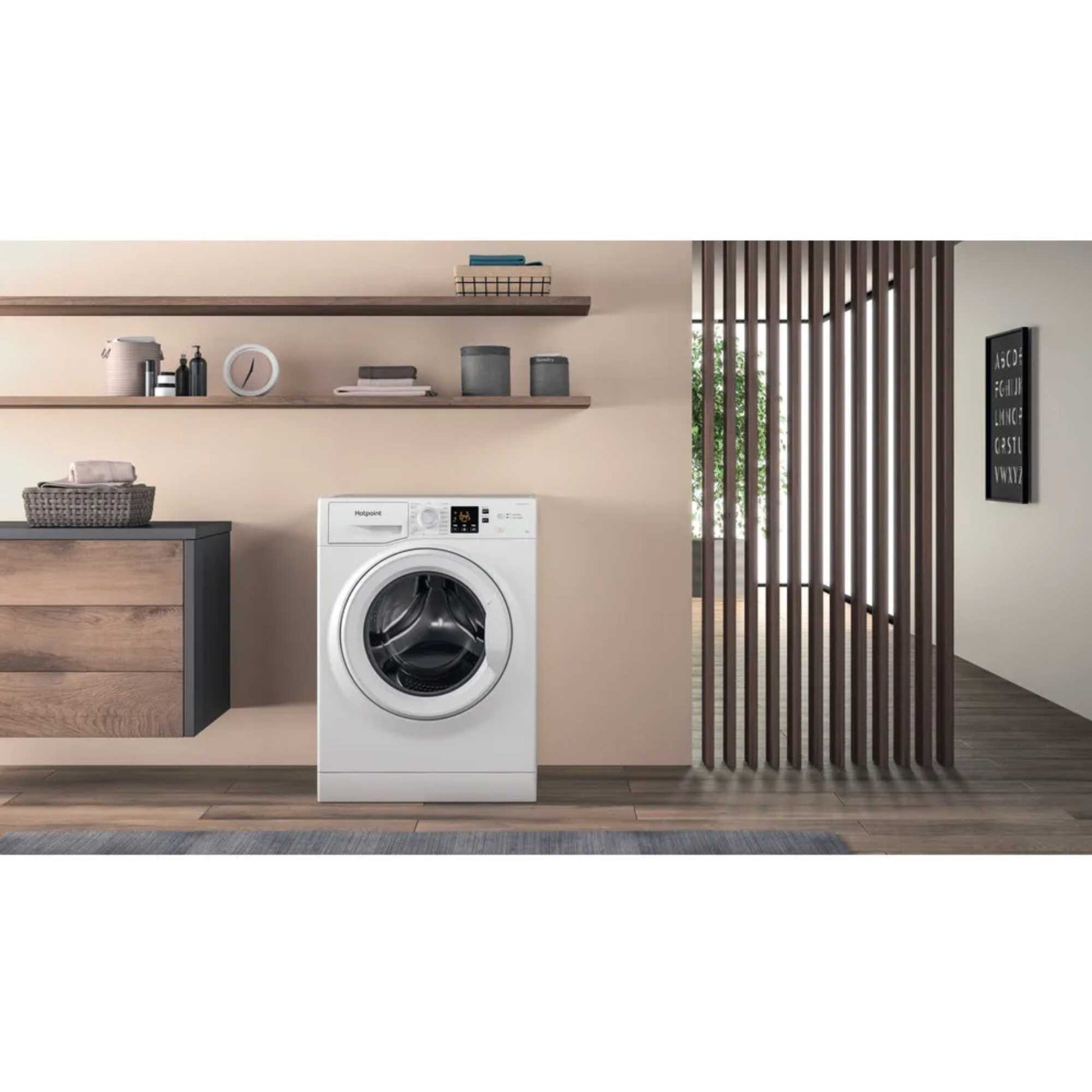 Hotpoint Anti-Stain 8kg Load 1400rpm Washing Machine - NSWF 846 W UK