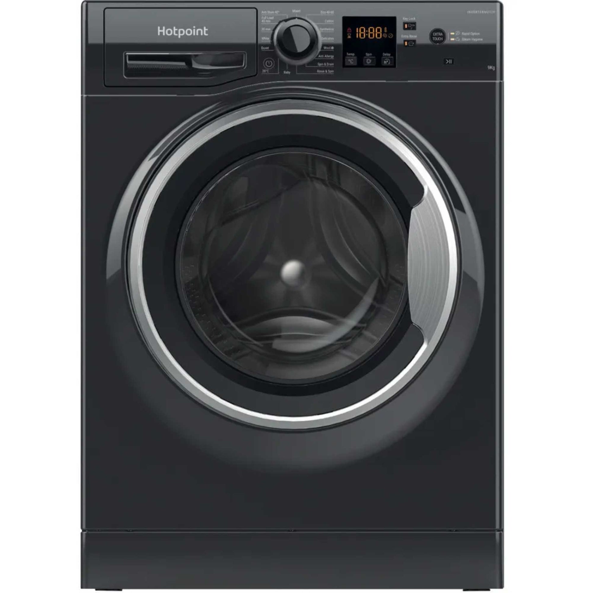 Hotpoint Anti-Stain 9kg 1400rpm Washing Machine - NSWF 946 BS UK