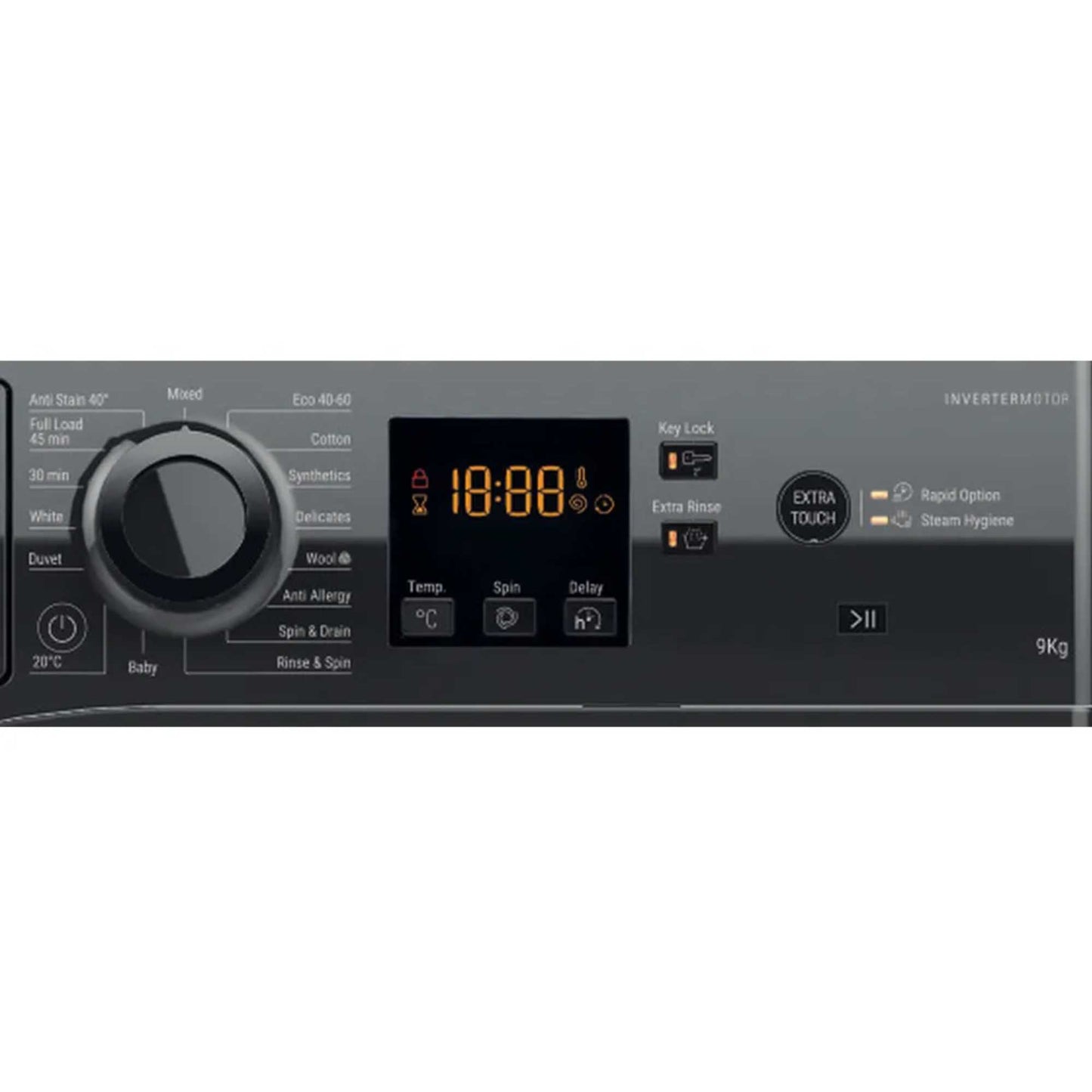 Hotpoint Anti-Stain 9kg 1400rpm Washing Machine - NSWF 946 BS UK