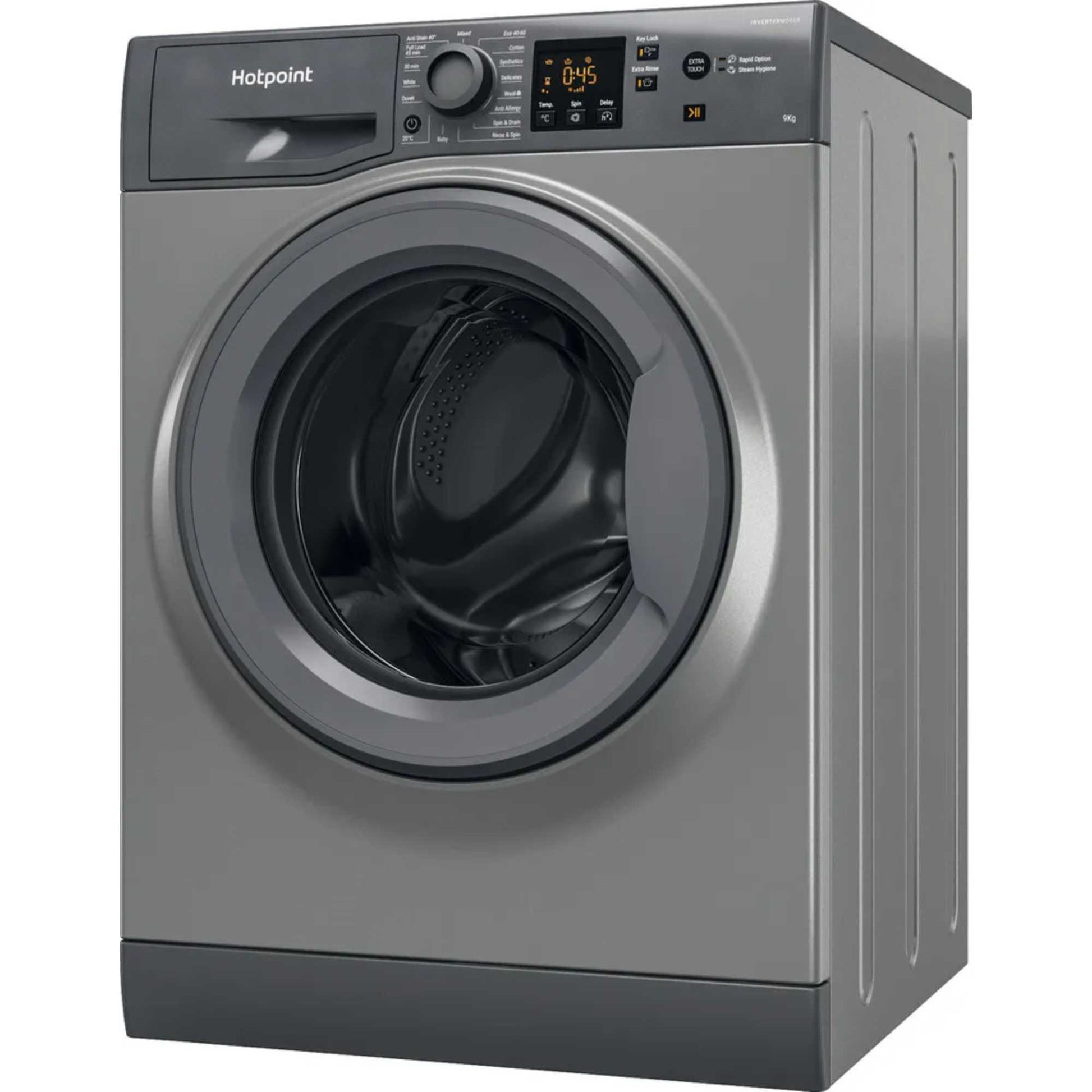 Hotpoint Anti-Stain 9kg 1400rpm Washing Machine - NSWF 946 GG UK