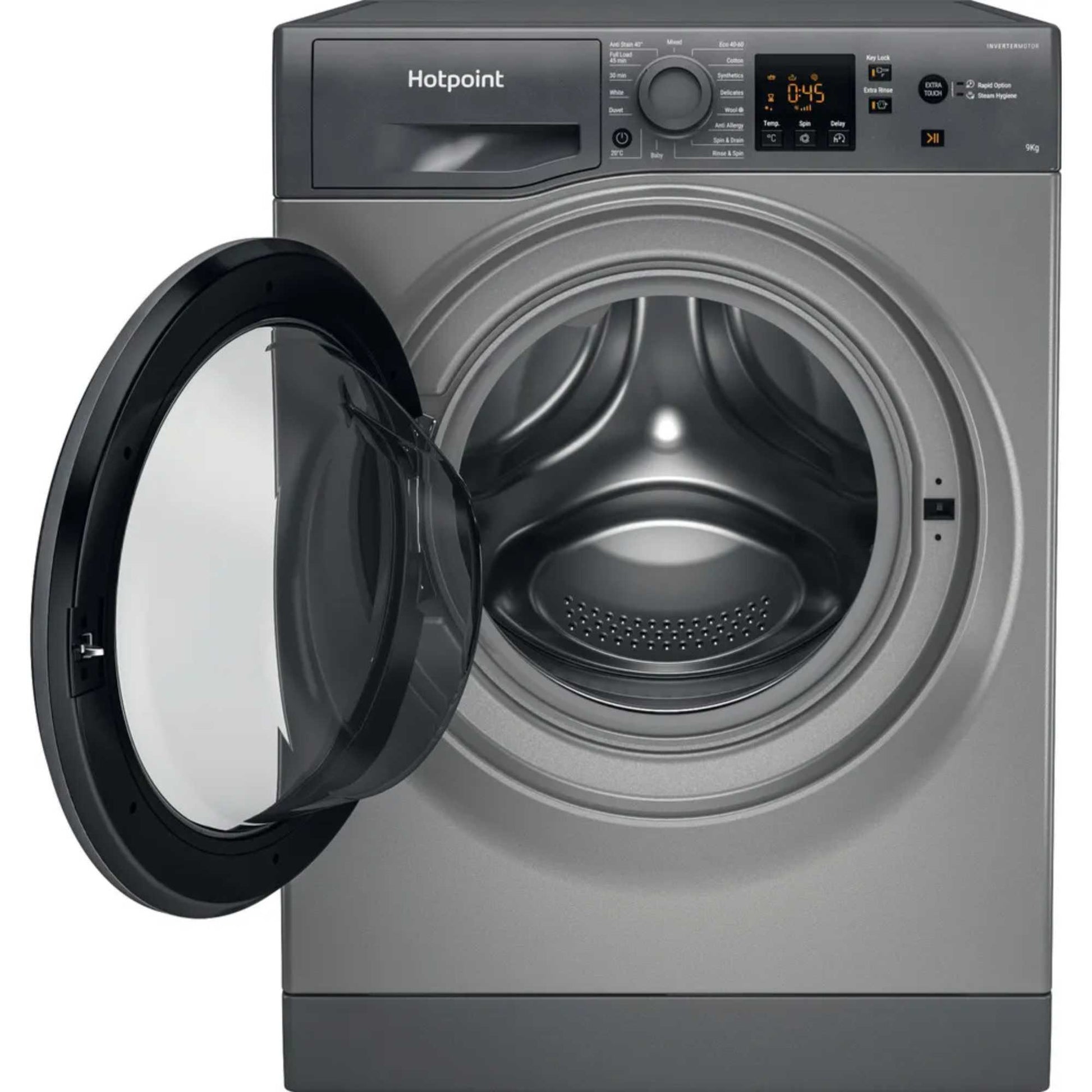 Hotpoint Anti-Stain 9kg 1400rpm Washing Machine - NSWF 946 GG UK