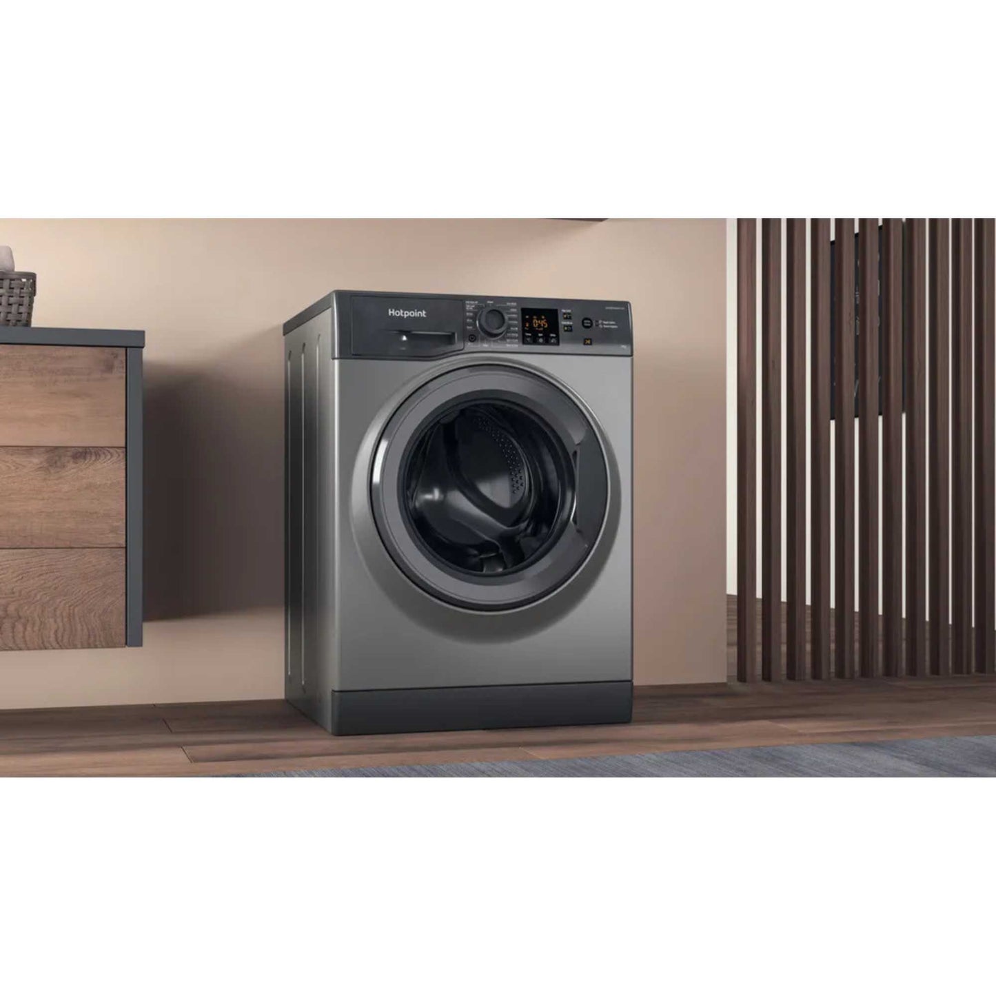 Hotpoint Anti-Stain 9kg 1400rpm Washing Machine - NSWF 946 GG UK
