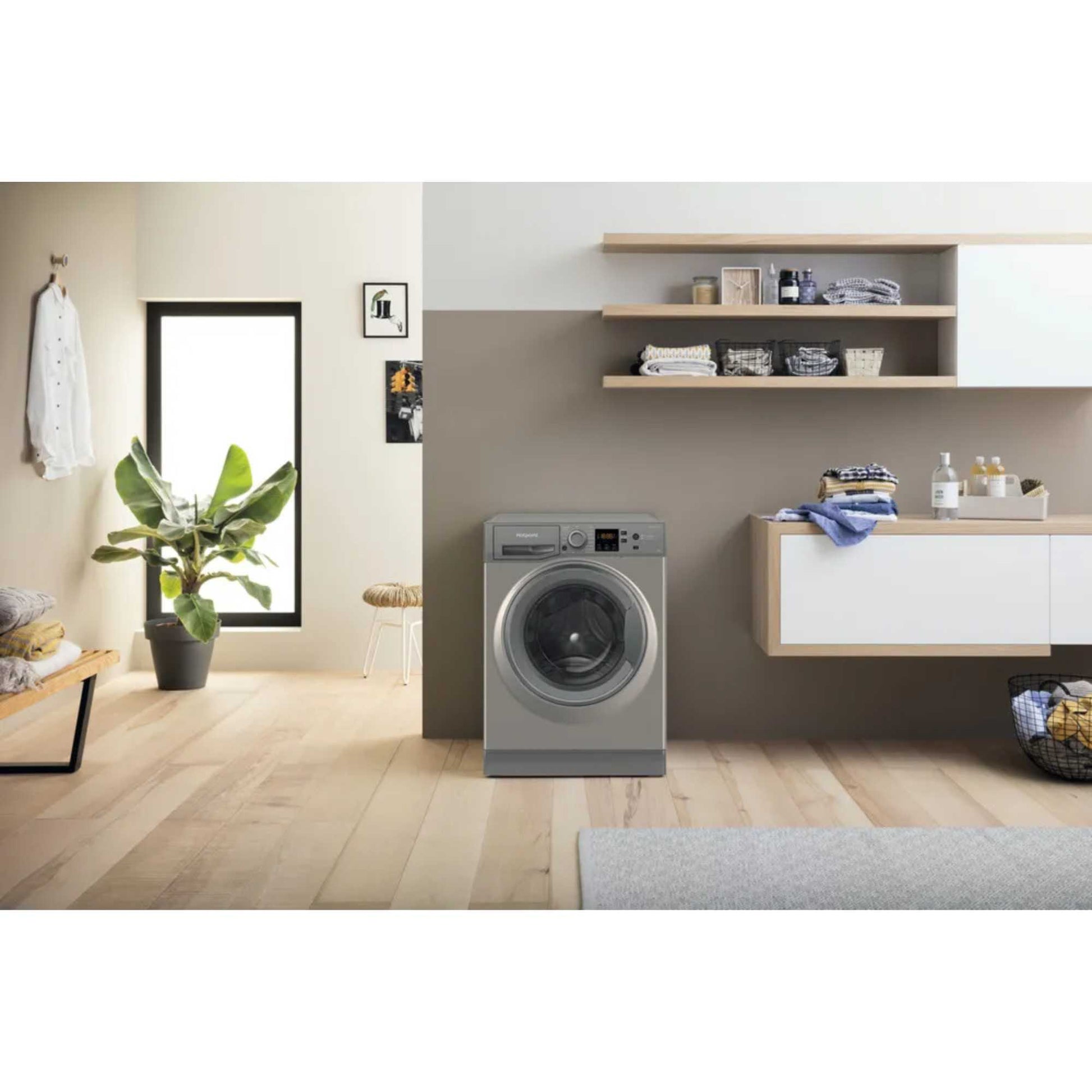 Hotpoint Anti-Stain 9kg 1400rpm Washing Machine - NSWF 946 GG UK