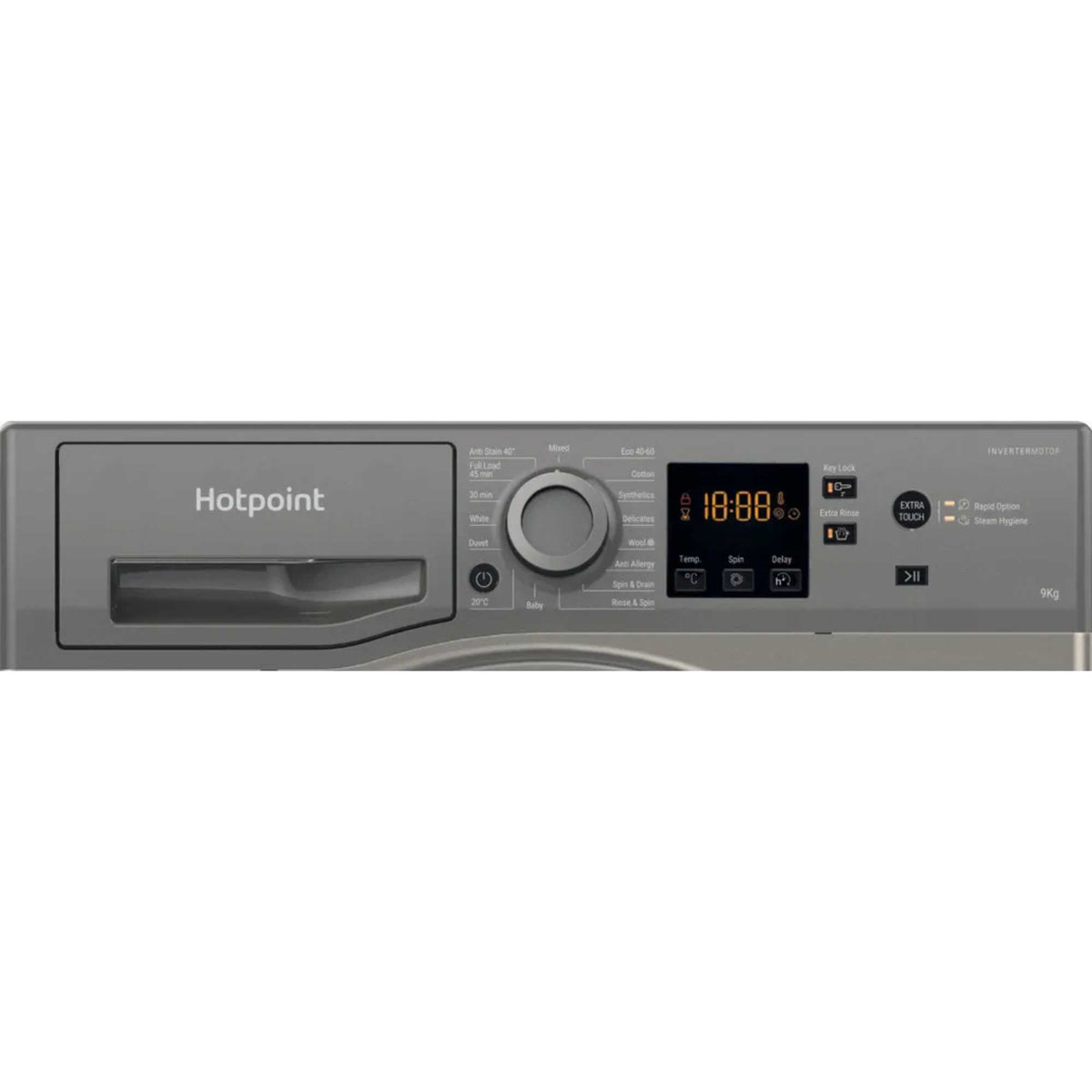Hotpoint Anti-Stain 9kg 1400rpm Washing Machine - NSWF 946 GG UK
