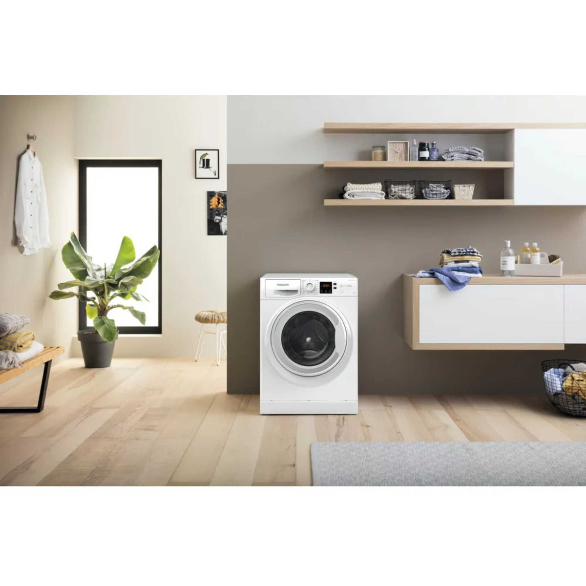 Hotpoint Anti-Stain 9kg 1400rpm Washing Machine - NSWF 946 W UK