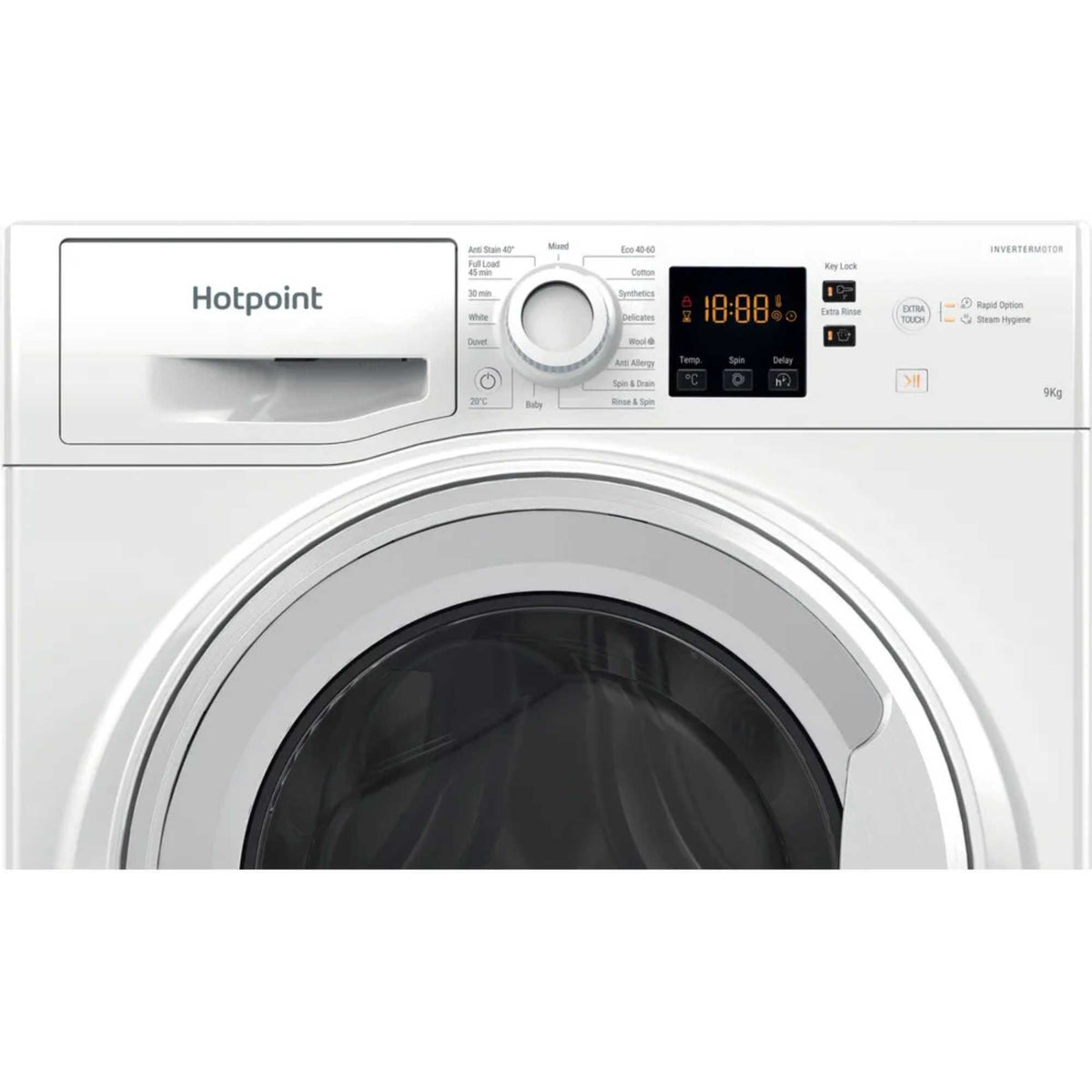 Hotpoint Anti-Stain 9kg 1400rpm Washing Machine - NSWF 946 W UK