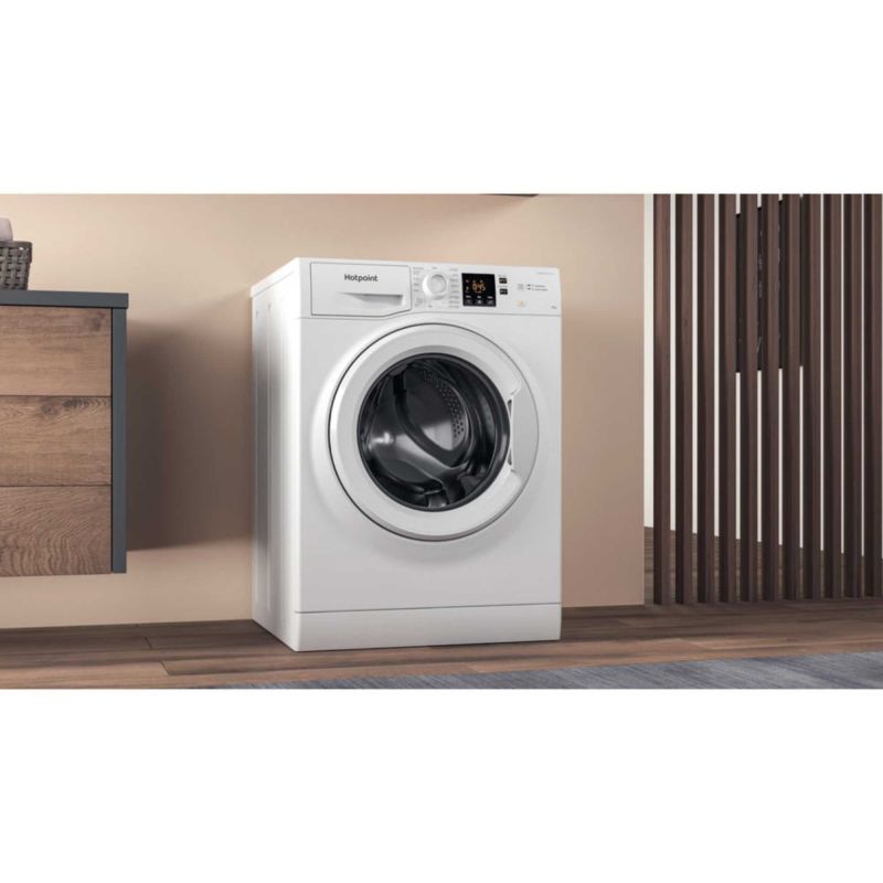 Hotpoint Anti-Stain 10kg 1400rpm Washing Machine - NSWM 1046 W UK