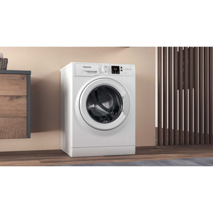 Hotpoint Anti-Stain 10kg 1400rpm Washing Machine - NSWM 1046 W UK