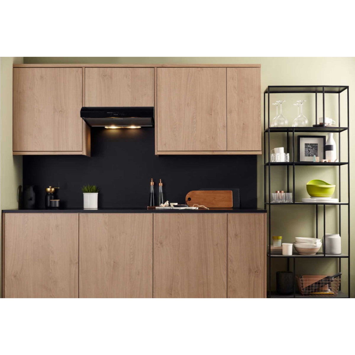 Hotpoint PSLMO 65F LS K 60cm Built-In Cooker Hood