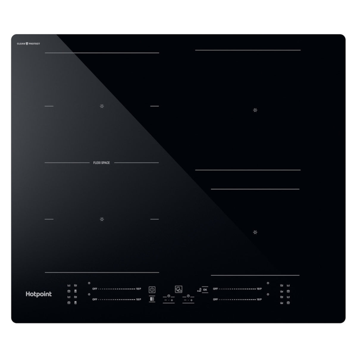 Hotpoint TS 3560F CPNE CleanProtect 60cm 4 Zone Induction Hob - Black