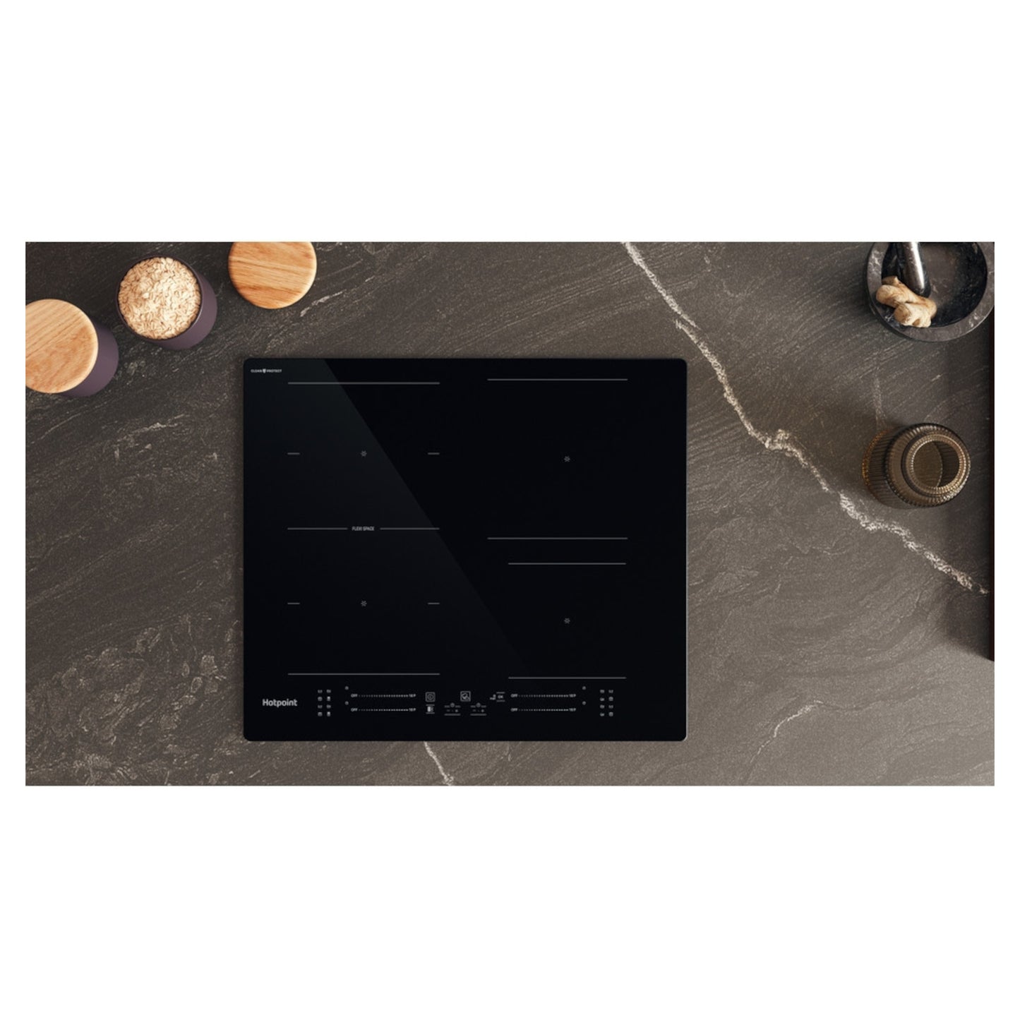 Hotpoint TS 3560F CPNE CleanProtect 60cm 4 Zone Induction Hob - Black