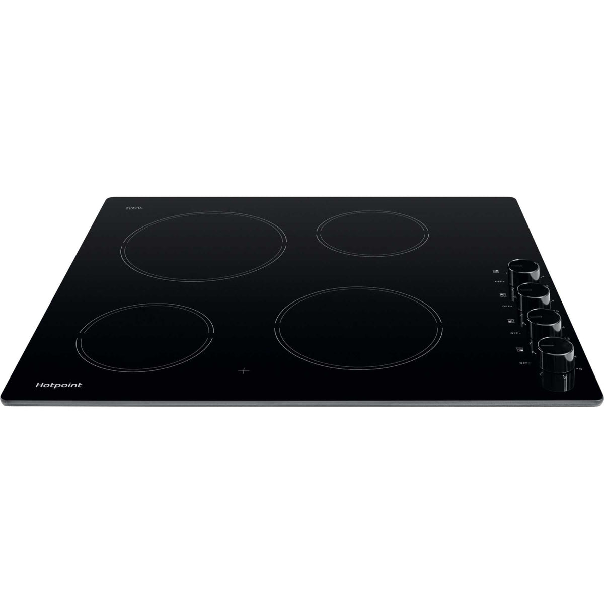 Hotpoint HR 620 R H 60cm 4 Zone Ceramic Hob - Black
