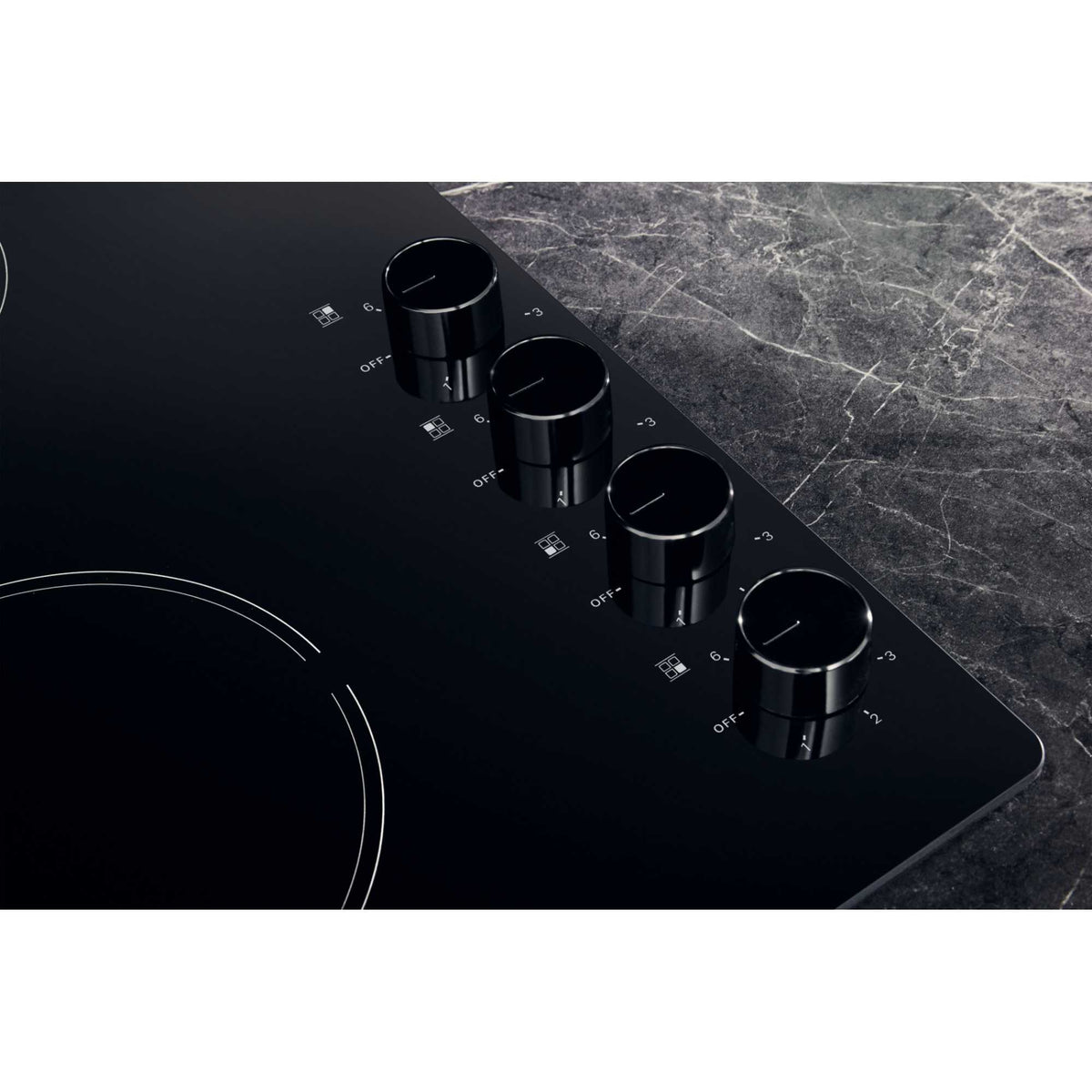 Hotpoint HR 620 R H 60cm 4 Zone Ceramic Hob - Black