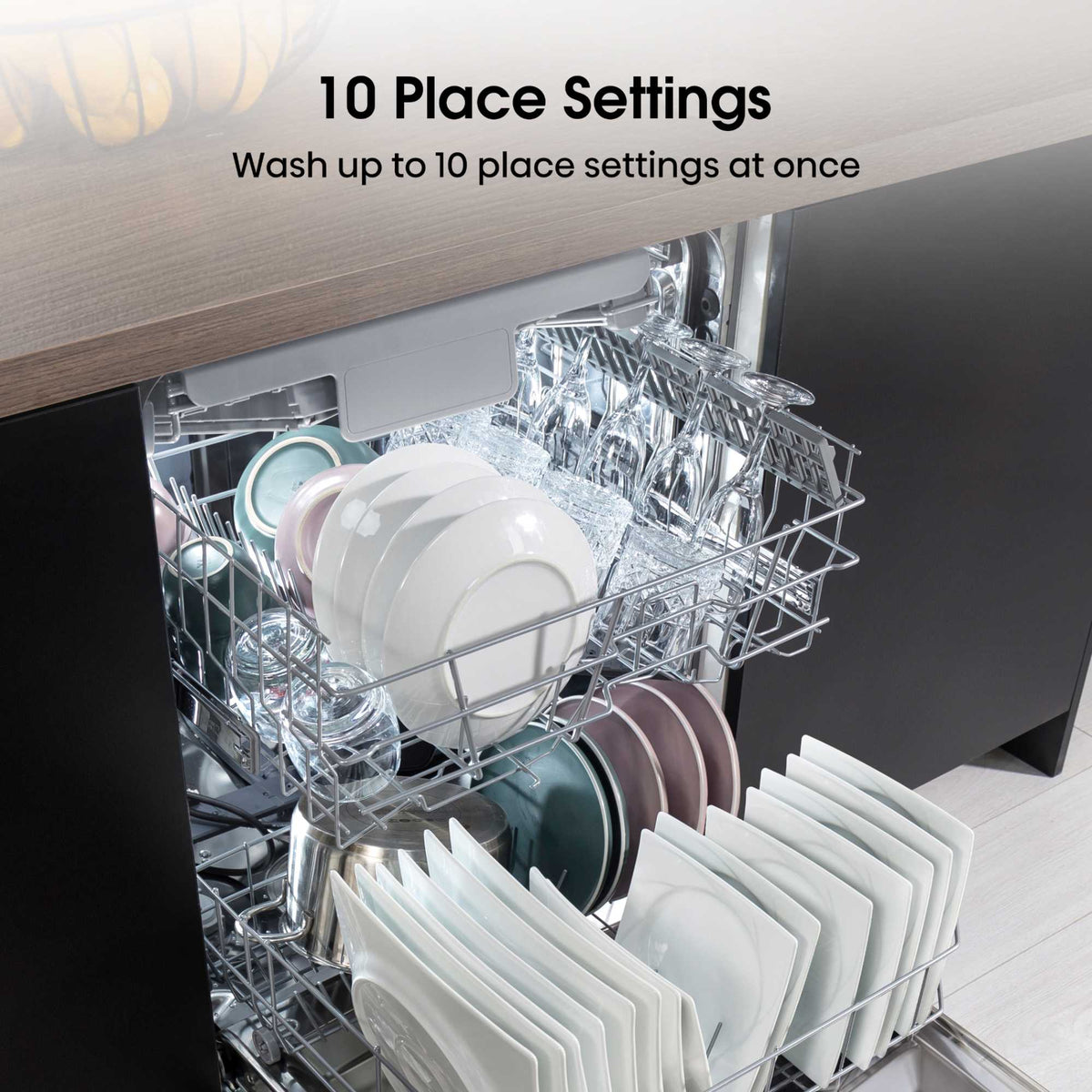Hisense Hi4 Freestanding Slimline Dishwasher - HS523E15WUK